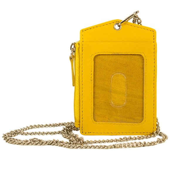 Paul Walter Other - Premium Genuine Leather ID Lanyard Card Holder with Long Metal